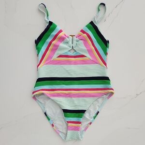 Trina Turk Rainbow Stripe One Piece Size 8